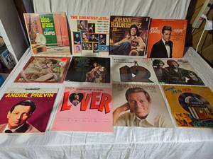 lot 168 image: Vintage Vinyl Records Including Johnny Rodriguez, Jack Jones, and Andy Williams