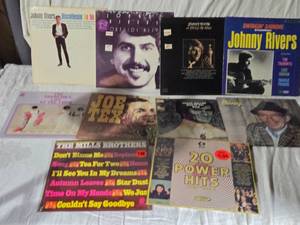 lot 175 image: Vinyl Records Featuring Johnny Rivers, The Supremes, Joe Tex, and More