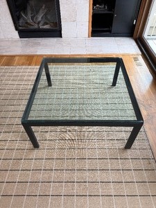 lot 20 image: Glass Coffee Table