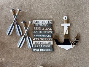 lot 34 image: Nautical Wall Decorations