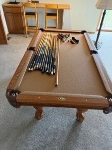 7ft Slate Pool Table