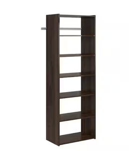 lot 5 image: Closet Evolution Essential Shelf 25 in. W Espresso Wood Closet Tower