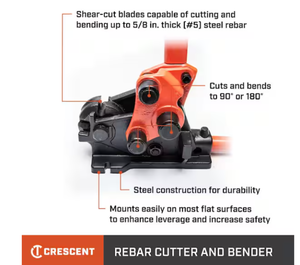 H.K. Porter 52 in. Rebar Cutter and Bender
