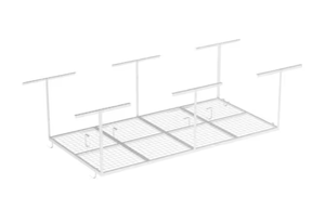 lot 17 image: White Garage Storage Rack 48 IN. W X 96 IN. D X 22