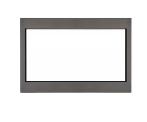 lot 43 image: Frigidaire Gallery 27 in. Trim Kit for Built In Microwaves in Black Stainless Steel