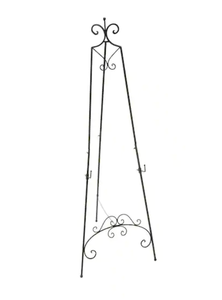 lot 45 image: Set of 3 (65 in. Floor Easel with Adjustable Brackets)