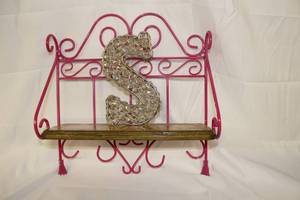 lot 129 image: Pink Wall Shelf