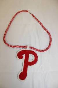 lot 96 image: Hand Beadwork Medallion and Neckles