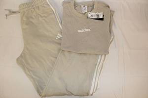 lot 182 image: Womens Adidas Sweatpants and T-Shirt