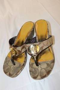 lot 112 image: Coach sandals