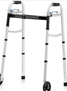 lot 108 image: Folding Walker Aluminum Oasis Space Blue $59.99 Retail - Brand New