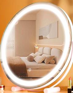 lot 159 image: Makeup Vanity Mirror 18 Round $49.99 Retail - Brand New