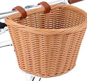 lot 164 image: Woven Bike Basket White - Brand New