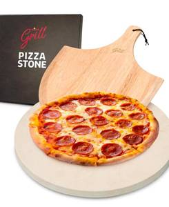 lot 167 image: Pizza Stone 15 for Grill or Oven $65.99 Retail - Brand New