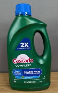 lot 175 image: Cascade Complete Dish Washer Liquid with Dawn 75oz - Brand New