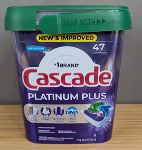 lot 180 image: Cascade Platinum Plus 47 Count - Brand New
