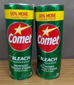 lot 184 image: Comet with Bleach 21oz 2pk - Brand New