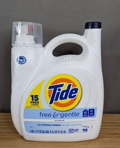 lot 186 image: Tide Free and Gentle 115 Loads - Brand New
