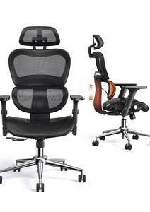 lot 209 image: ErGear Office Chair Swivel Mesh with Lumbar Support $332.99 Retail - Brand New