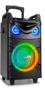lot 210 image: Moukey Karaoke Machine 12 Woofer PA System Portable and Bluetooth $209.99 Retail - Brand New