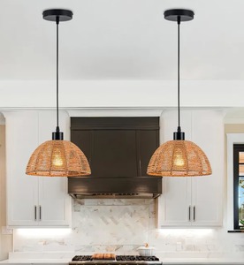 lot 219 image: Boho Pendant Lights 9.84 2pk $55.99 Retail - Brand New