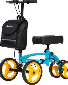 lot 220 image: Elenker Steerable Knee Scooter Blue $195.99 Retail - Brand New