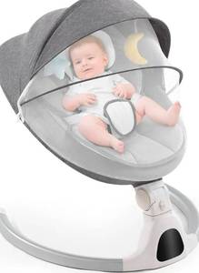 lot 222 image: Napei Baby Swing and Rocker $109.99 Retail - Brand New