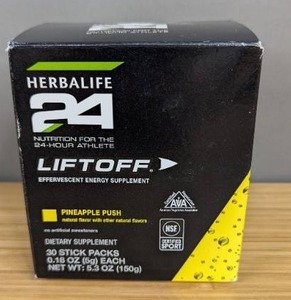 lot 225 image: Herbal Life Liftoff Pineapple Push 30 Sticks - Brand New