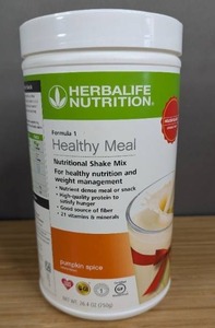 lot 228 image: Herbal Life Healthy Meal Mix Pumpkin Spice 26.4oz - Brand New
