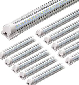 lot 244 image: Barrina 10 Pack T5 LED Shop Light 4ft 3000K Warm White $89.99 Retail - Brand New