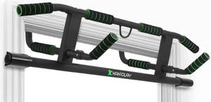 lot 249 image: Multi Grip Pull Up Bar $69.99 Retail - Brand New