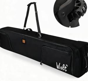 lot 266 image: Wolt Rolling Ski Bag Fits Double Pairs of Skis $109.99 Retail - Brand New