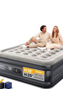lot 268 image: Queen Size Inflatable Bed $139.99 Retail - Brand New