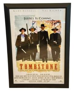 lot 18D image: LL - Large Framed Tombstone Movie Poster 31.5 x 45 in