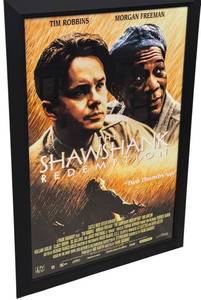 lot 19D image: LL - Framed The Shawshank Redemption Movie Poster 31.5 x 45 Inches
