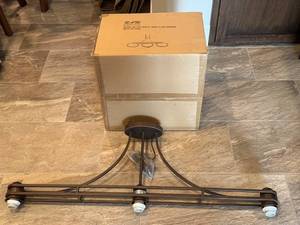 lot 26D image: LL - RAM Game Room COS-B56 BZ - 56 Billiard Light Fixture