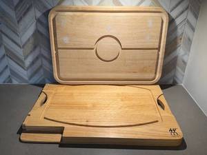 lot 66D image: LL - Two Wooden Carving Boards including a J.A. Henckels Wooden Carving Boards