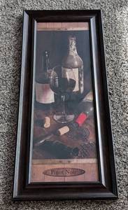 lot 85 image: ML - Framed Pinot Noir Wine Still Life Print