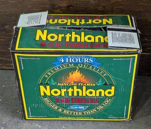 lot 113 image: G - Full Pack of 8 Northland 6lb Firelogs