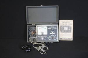 lot 112 image: Accurate Instrument Model 159 CRT Tube Tester with Case and Accessories