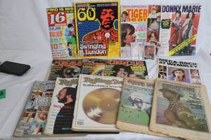 lot 147 image: Vintage Music and Pop Culture Magazine Collection including Rolling Stone, 16 Magazine, Circus, and More