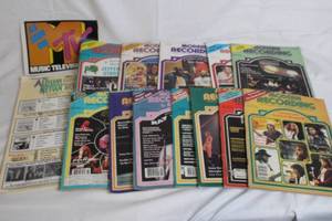 lot 155 image: Vintage Modern Recording Magazine Lot and MTV Memorabilia