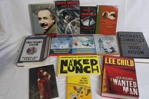 lot 162 image: Collection of 13 Fiction and Nonfiction Books including Mike Mars Astronaut First Edition