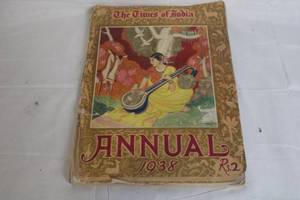 lot 166 image: The Times of India Annual 1938 Magazine