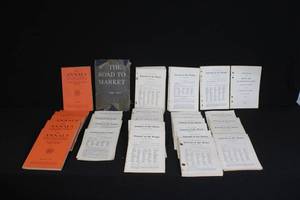 lot 182 image: Collection of Vintage Legislative Journals and Annals Books