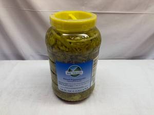 lot 144 image: 128oz Sliced Pepperoncini