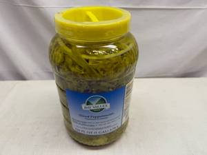 lot 145 image: 128oz Sliced Pepperoncini