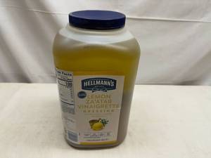 lot 150 image: 128oz Hellmanns Lemon ZaAtar Vinaigrette Dressing