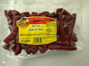lot 76 image: K. 2lbs Abbyland Beef Stick Ends & Pieces-Frozen