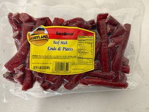 lot 77 image: K. 2lbs Abbyland Beef Stick Ends & Pieces-Frozen